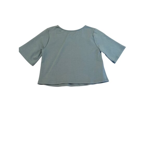 Ripley Rader Womens Short Sleeve Crop Top Size 2 Blue - Picture 4 of 4